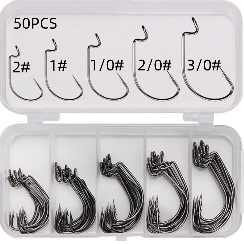 50Pcs/Box High Carbon Steel Fi – Fishing Hook Jig recenzja i cena