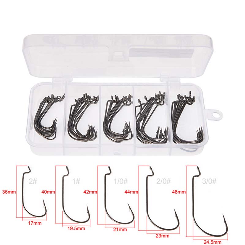 50Pcs/Box High Carbon Steel Fi – Fishing Hook Jig recenzja i cena