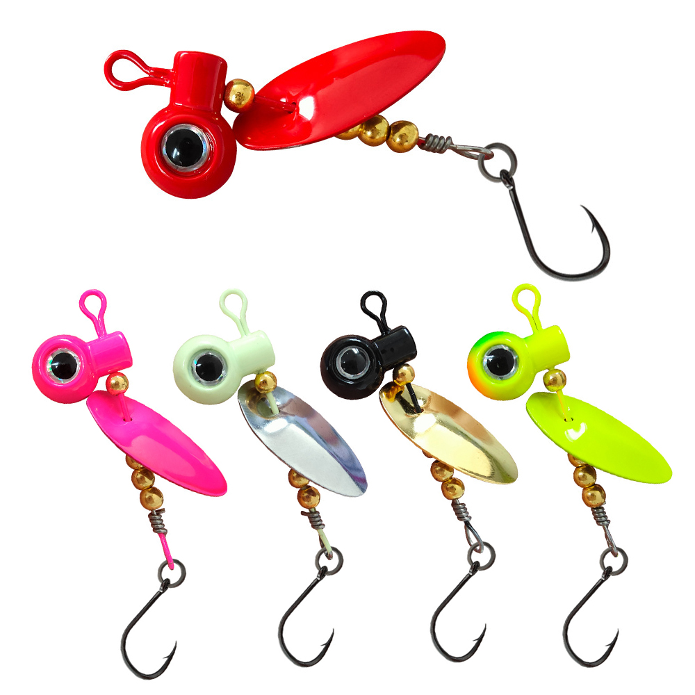 5pcs Crappie Jig Heads With Sp – Fishing Hook Offset recenzja i cena
