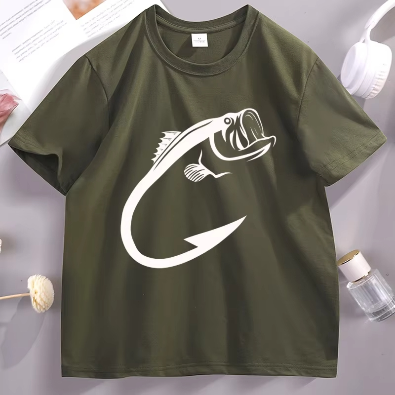 Fishing Hook Graphic T Shirts  – Fishing Hook Size recenzja i cena