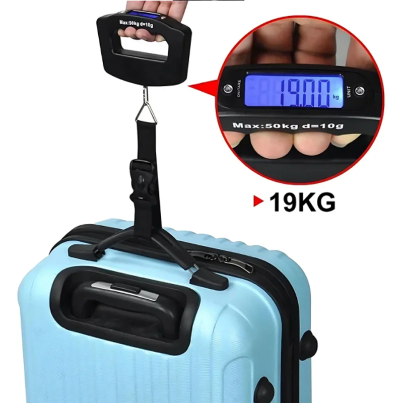 50kg/10g Travel Luggage Scale  – Fishing Hook recenzja i cena