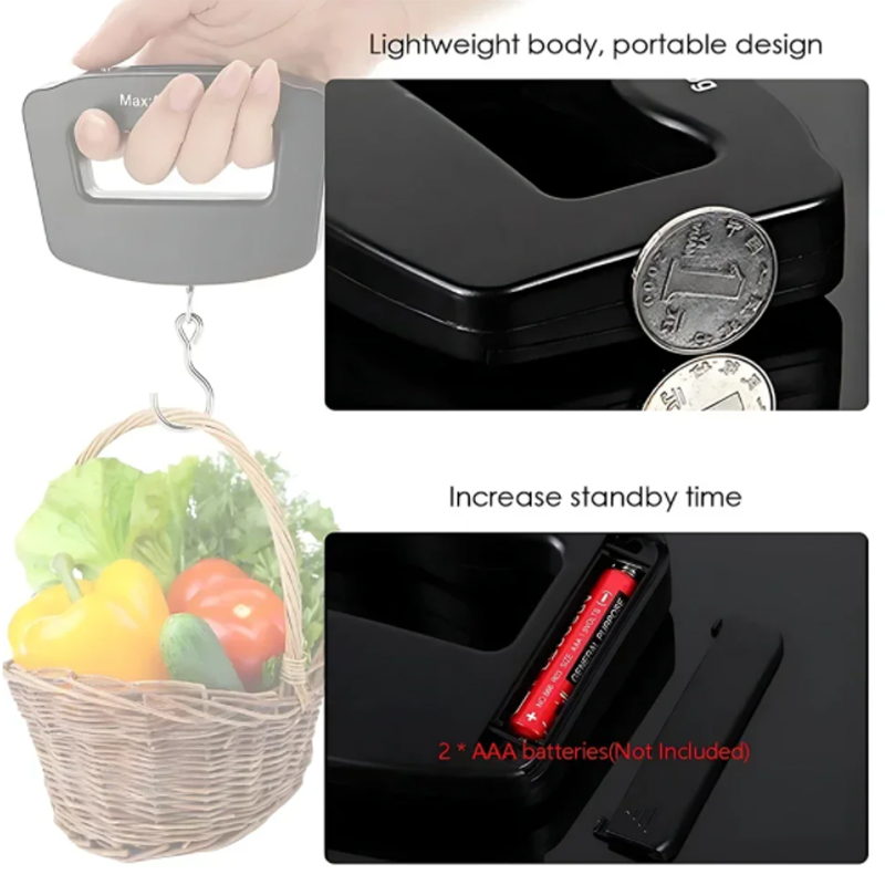 50kg/10g Travel Luggage Scale  – Fishing Hook recenzja i cena