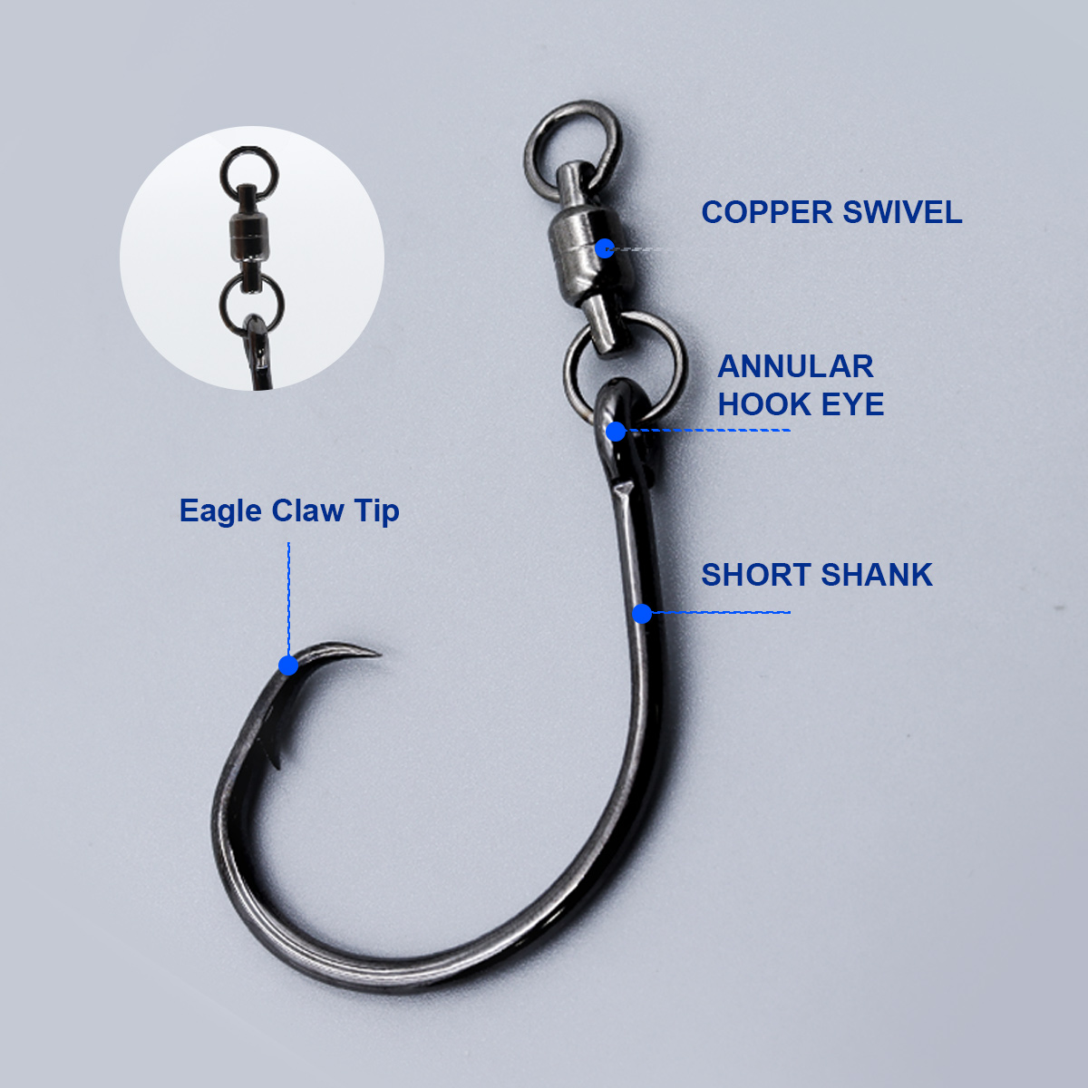 ZYZHE 3pcs/Bag Circle Hooks Wi – Fishing Hook Offset recenzja i cena