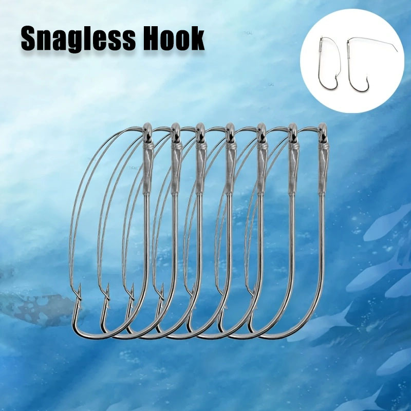 20/40Pcs Weedless Offset Worm  – Fishing Hook Weedless recenzja i cena