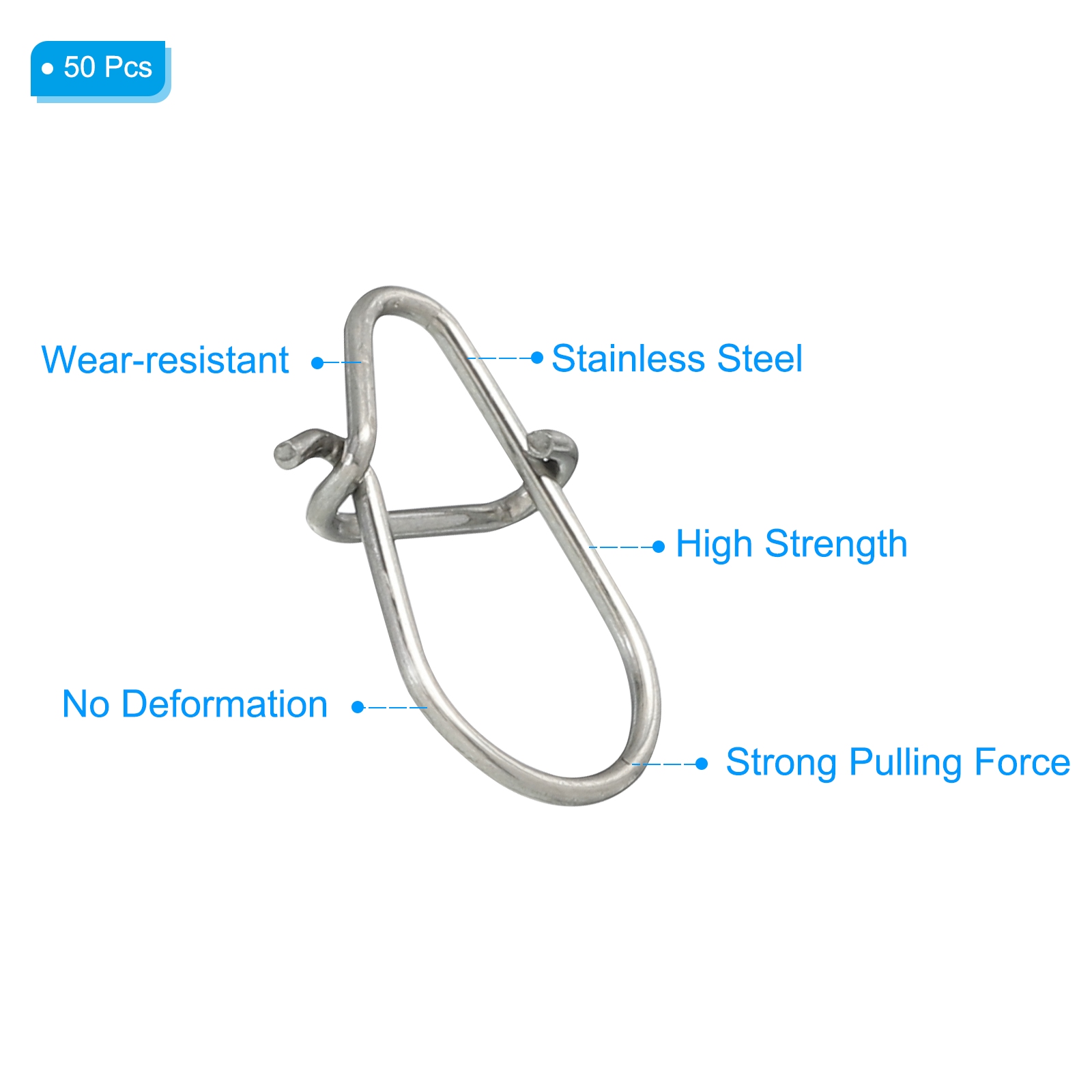 50pcs Stainless Steel Fishing  – Fishing Hook Stainless Steel recenzja i cena