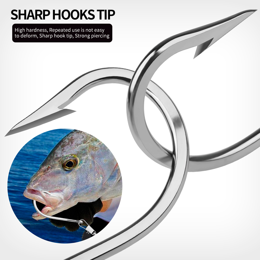 PROBEROS 5pcs Stainless Steel  – Fishing Hook Circle recenzja i cena