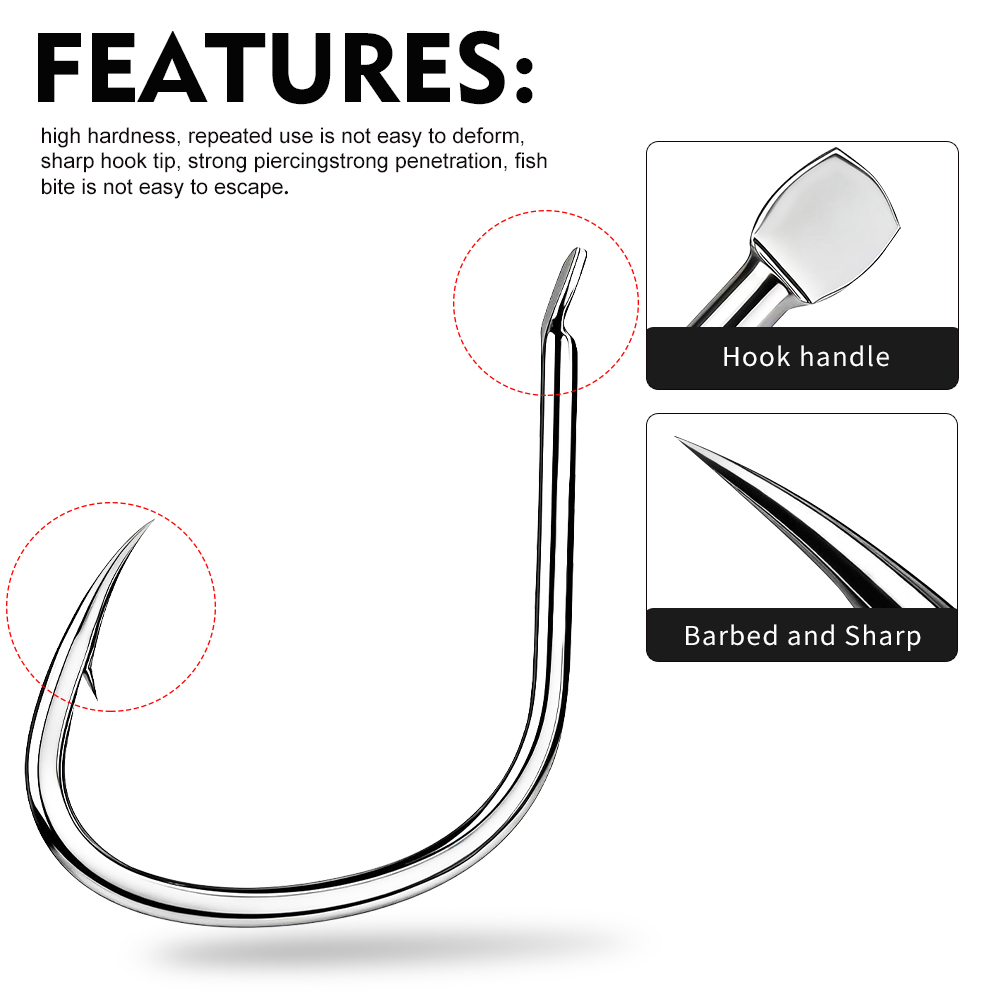 Proberos 20PCS/BOX High Carbon – Fishing Hook Circle recenzja i cena