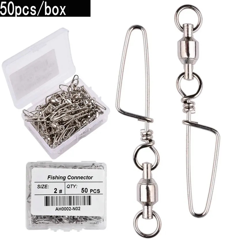 50pcs Fishing Ball Bearing Swi – Fishing Hook Box recenzja i cena
