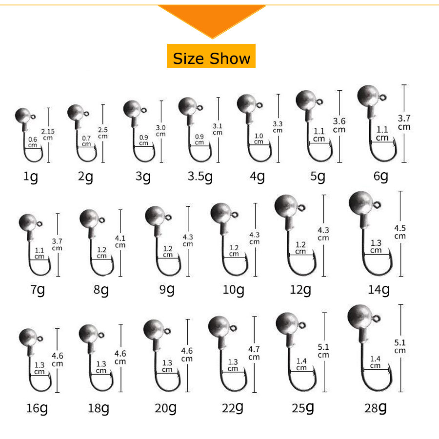 WODJYJ 1g 2g 3g 4g 5g 7g 8g 10 – Fishing Hook Offset recenzja i cena