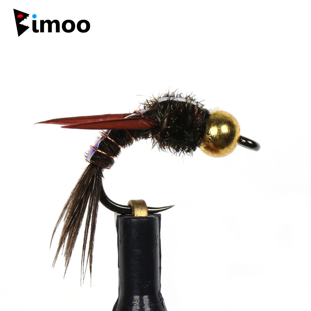 Bimoo 8pcs Brass Beadhead Evil – Fishing Hook Barbless recenzja i cena