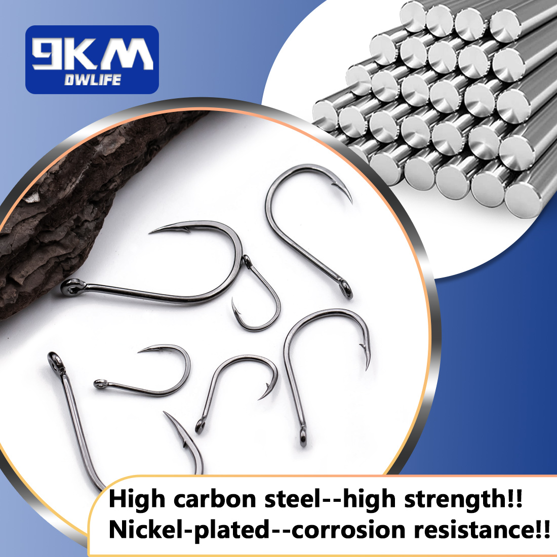 9KM Iseama Fishing Hooks 50~20 – Fishing Hook Circle recenzja i cena