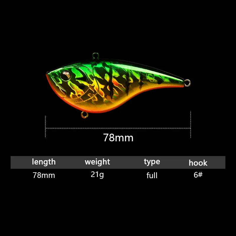 21g/78mm VIB Fishing Lure Arti – Fishing Hook Treble recenzja i cena