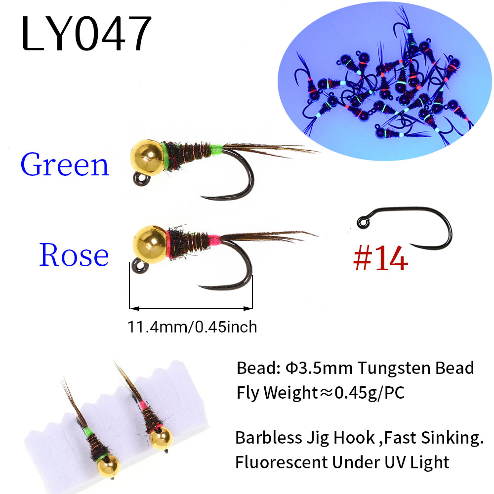 6PCS Fast Sinking Perdigon Eur – Fishing Hook Barbless recenzja i cena