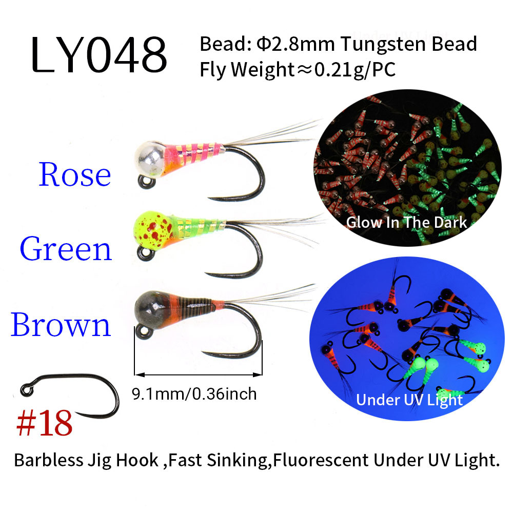 6PCS Fast Sinking Perdigon Eur – Fishing Hook Barbless recenzja i cena