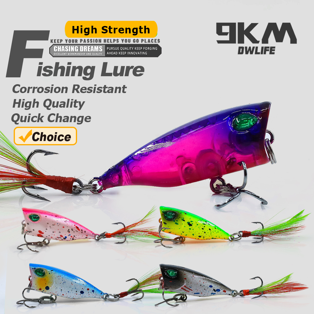 Minnow Lures Popper Set Crankb – Fishing Hook Treble recenzja i cena