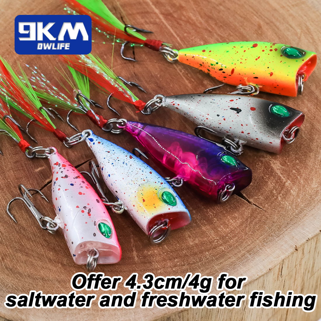 Minnow Lures Popper Set Crankb – Fishing Hook Treble recenzja i cena
