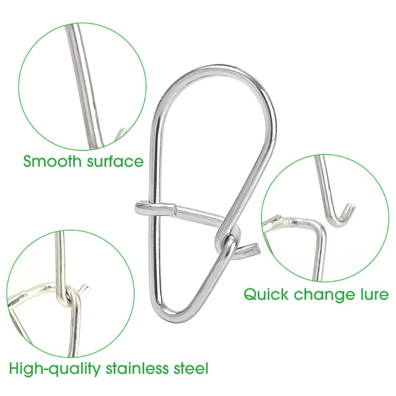 100PCS Stainless Steel Fishing – Fishing Hook Stainless Steel recenzja i cena