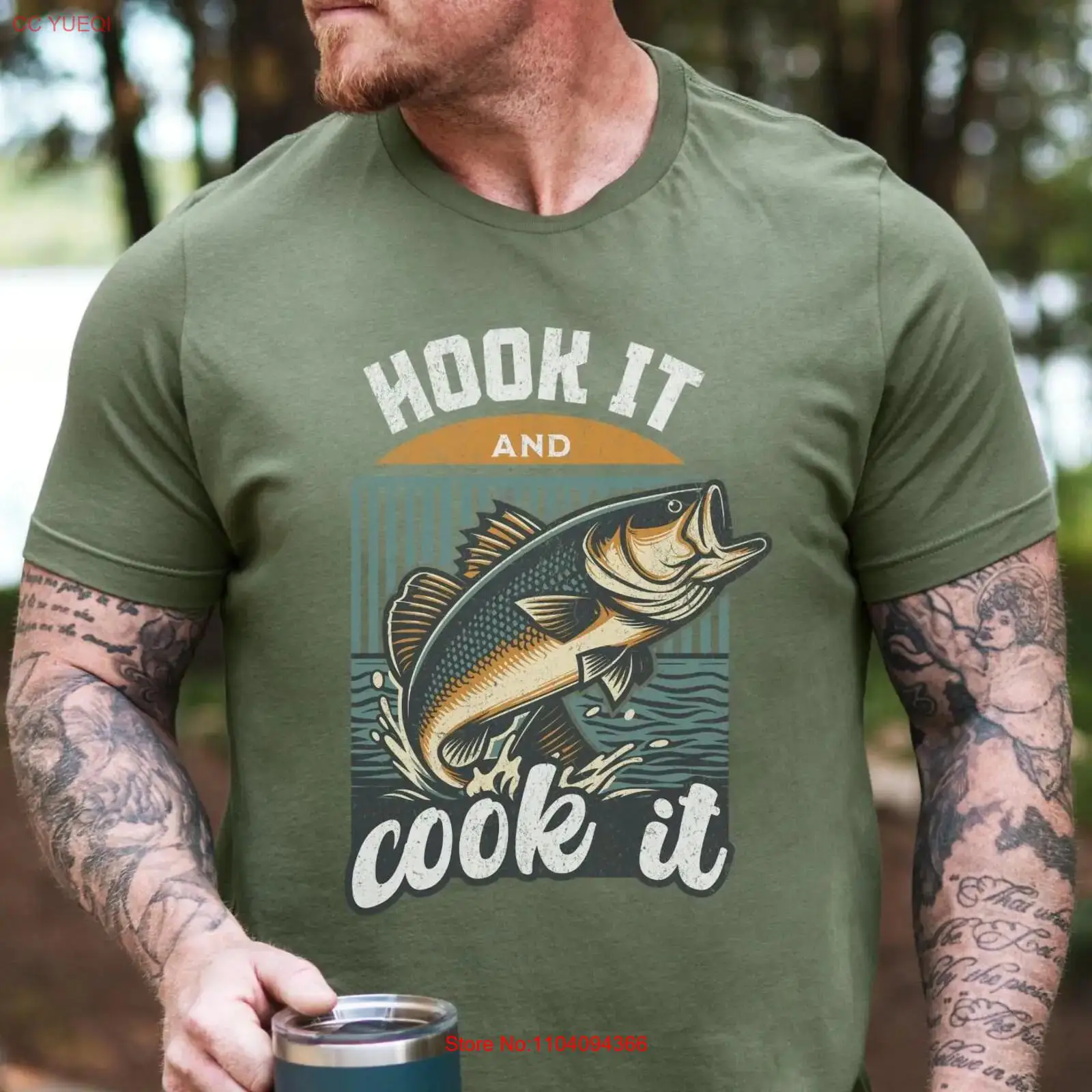 Vintage Bass Fishing T Shirt H – Fishing Hook recenzja i cena