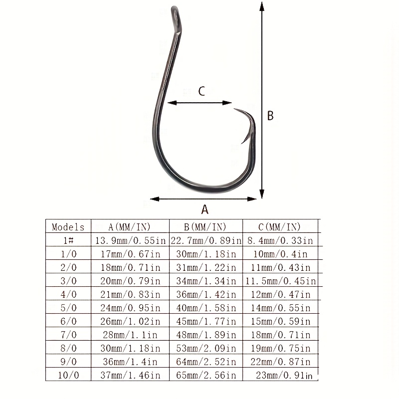 50pcs Circle Hooks Fishing Equ – Fishing Hook Circle recenzja i cena