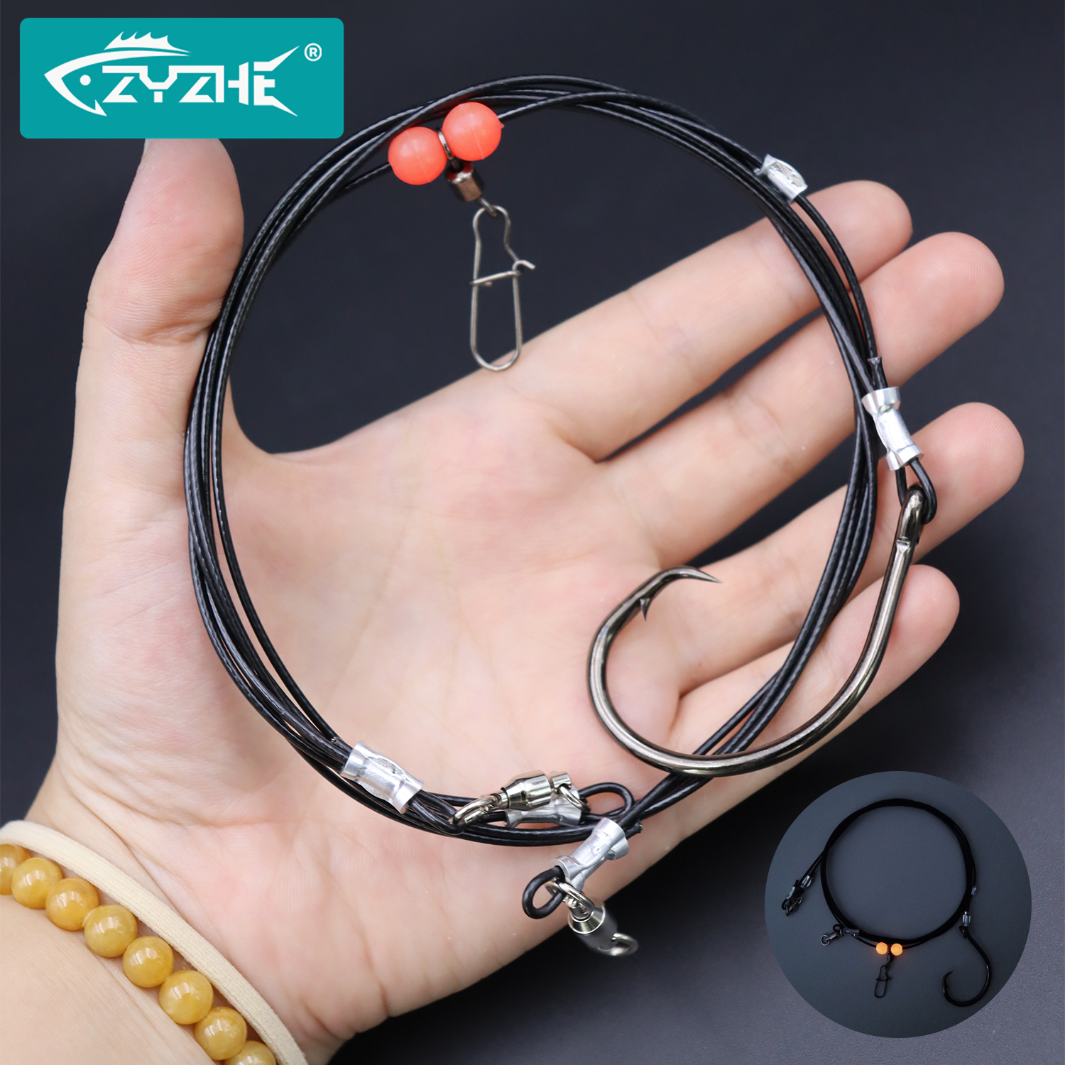 ZYZHE 1pc Sea Fishing Rigs Wit – Fishing Hook Circle recenzja i cena