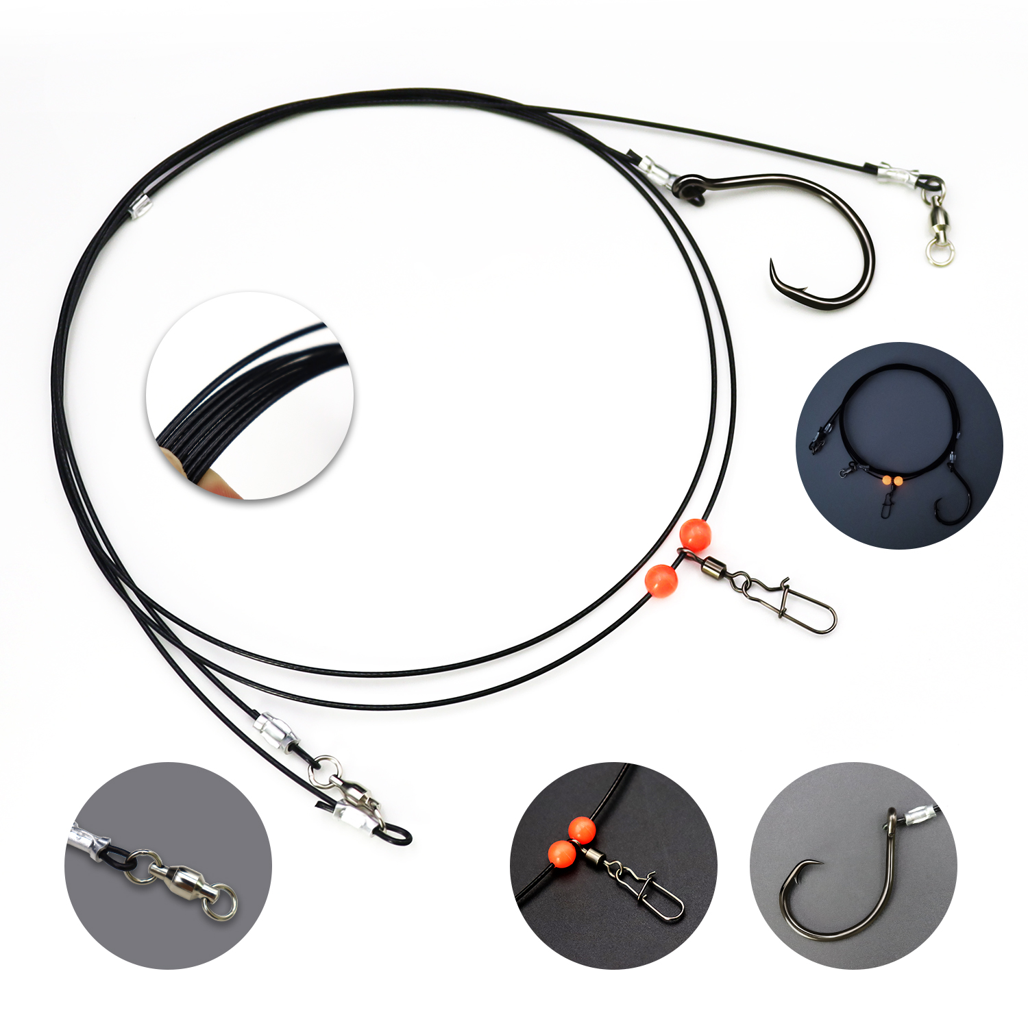 ZYZHE 1pc Sea Fishing Rigs Wit – Fishing Hook Circle recenzja i cena