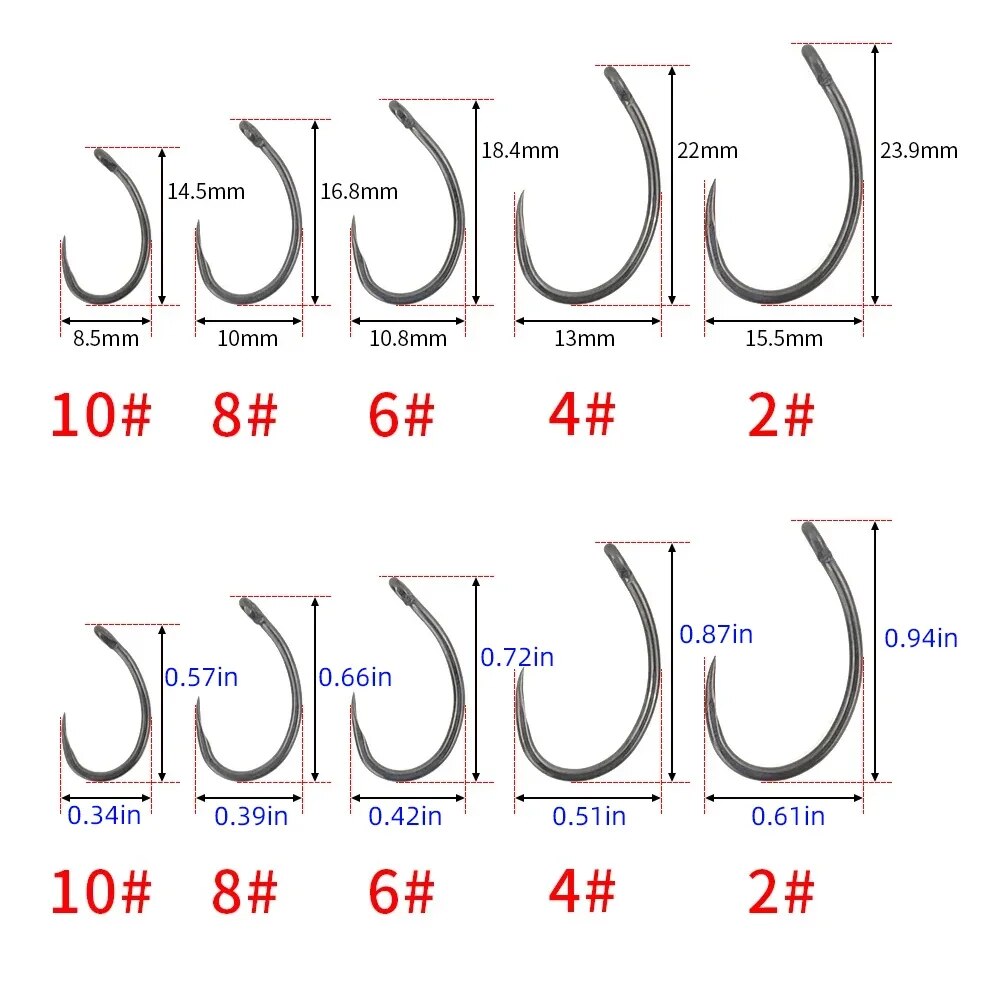 Hirisi 50pcs Coating High Carb – Fishing Hook Barbless recenzja i cena