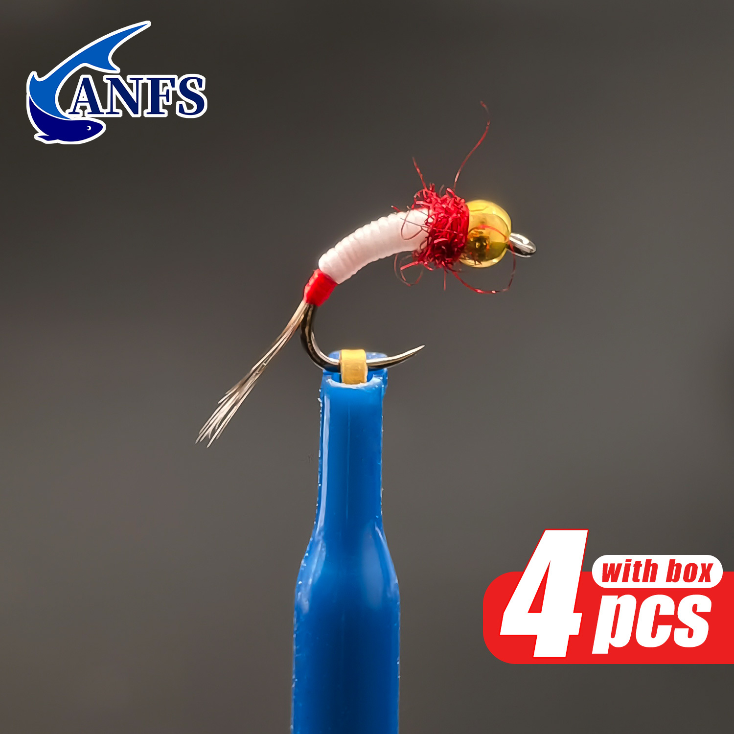 ANFS 4pcs Midge Nymph Flies As – Fishing Hook Assortment recenzja i cena