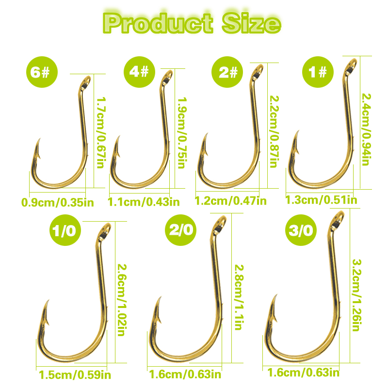 50pcs Fishing Octopus Hooks, S – Fishing Hook Circle recenzja i cena
