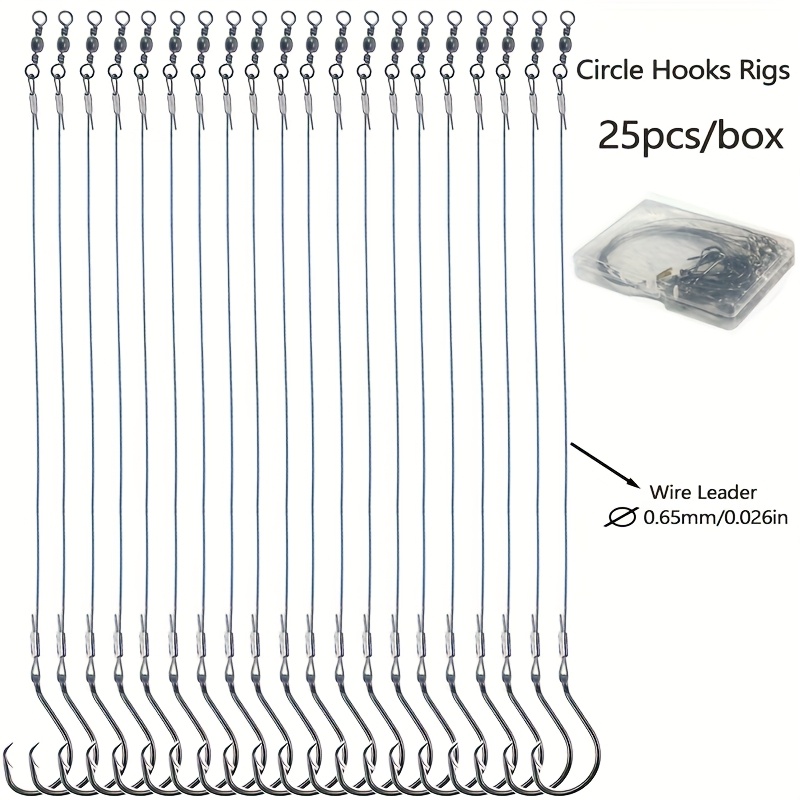25pcs Heavy Duty Circle Hooks  – Fishing Hook Circle recenzja i cena