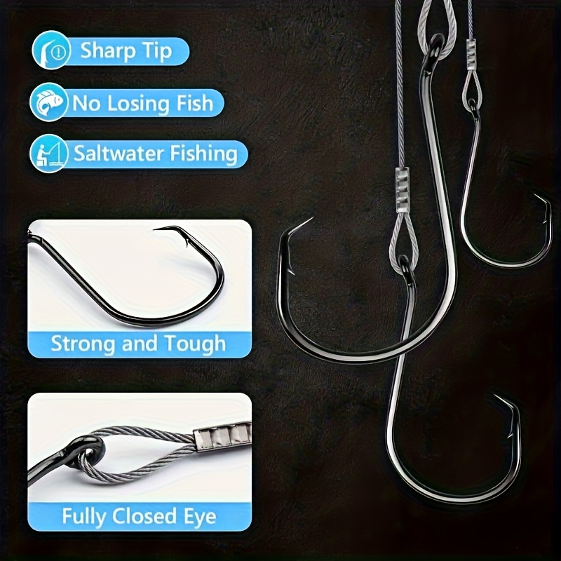 25pcs Heavy Duty Circle Hooks  – Fishing Hook Circle recenzja i cena