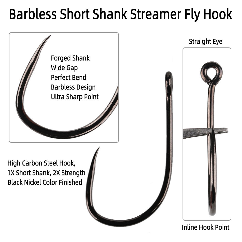 20pcs #1 1/0 2/0 3/0 4/0 5/0 S – Fishing Hook Barbless recenzja i cena